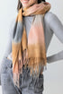 Seattle Skyline Long Scarf, Beige