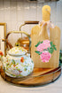 Blush Blossom Decorative Wood Cutting Board