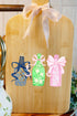 Chinoiserie Champagne Decorative Wood Cutting Board