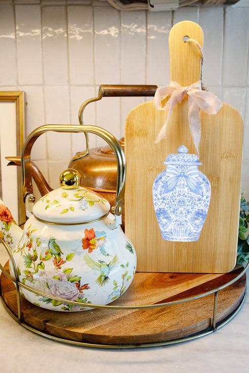 Ginger Jar Decorative Wood Cutting Board *Choose Your Color