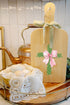 Pink Bow Boxwood Cross Decorative Wood Cutting Board