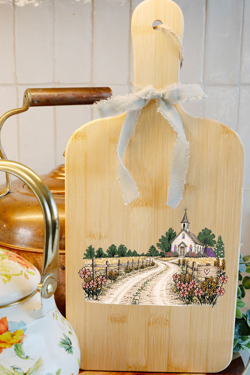 Take Me Back Decorative Wood Cutting Board