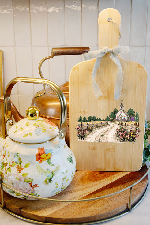 Take Me Back Decorative Wood Cutting Board