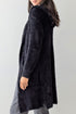 Curl Up and Get Cozy Hooded Cardigan, Black
