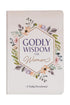 Godly Wisdom For Women White Faux Leather Devotional