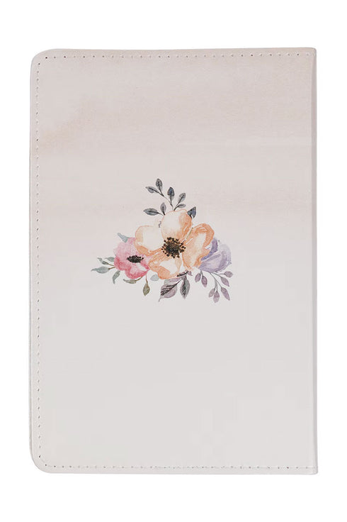 Godly Wisdom For Women White Faux Leather Devotional