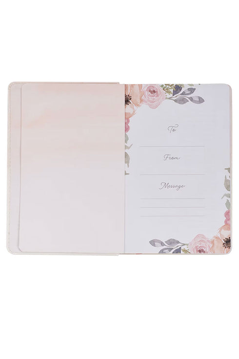 Godly Wisdom For Women White Faux Leather Devotional