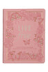 Live Free Pink Faux Leather Devotional Book