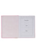 New Beginnings Pink Floral Faux Leather Devotional