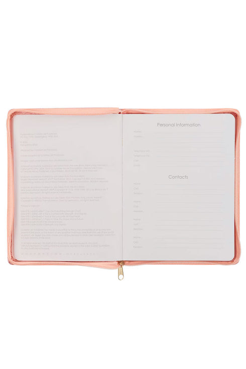 2025 I Can Do Everything Pink Zippered 18 Month Daily Planner