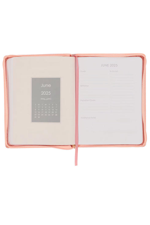 2025 I Can Do Everything Pink Zippered 18 Month Daily Planner