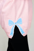 Blush Pink You Design It Embroidered Side Bows Unisex NuBlend Crew Sweatshirt *Customize Your Text and Bows
