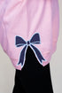 Classic Pink You Design It Embroidered Side Bows Unisex NuBlend Crew Sweatshirt *Customize Your Text and Bows