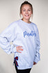 Ash You Design It Embroidered Side Bows Unisex NuBlend Crew Sweatshirt *Customize Your Text and Bows