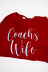 True Red You Design It Embroidered Side Bows Unisex NuBlend Crew Sweatshirt *Customize Your Text and Bows