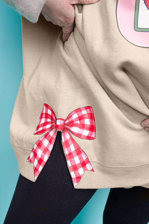 Side Bows Sweet Country Preserves Ecosmart Crewneck Sweatshirt