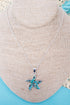 Driftstone Starfish Silvertone Necklace