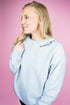 Embroidered Baseball Mom Neckline Unisex NuBlend Crew Sweatshirt *Choose Thread Color