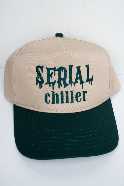 Serial Chiller Embroidered Five Panel Twill Cap