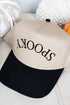 Upside Down Spooky Embroidered Five Panel Twill Cap