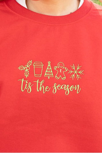 Embroidered Favorite Things-Tis The Season Heavy Blend Crew Sweatshirt