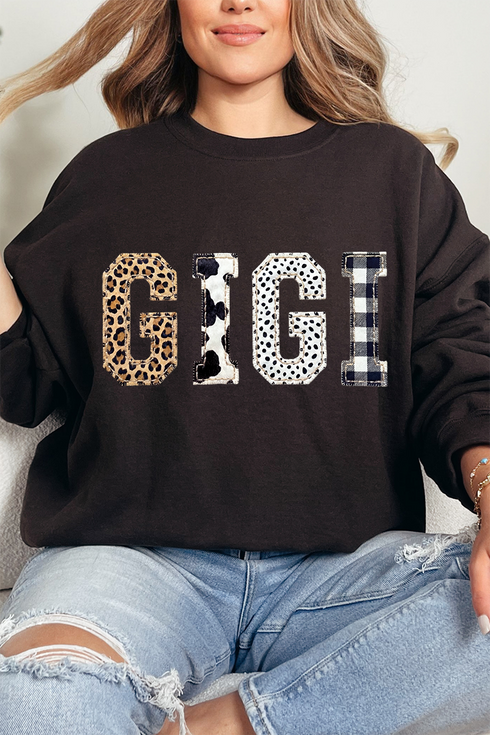 Pattern Play Gigi Heavy Blend Crew Sweatshirt