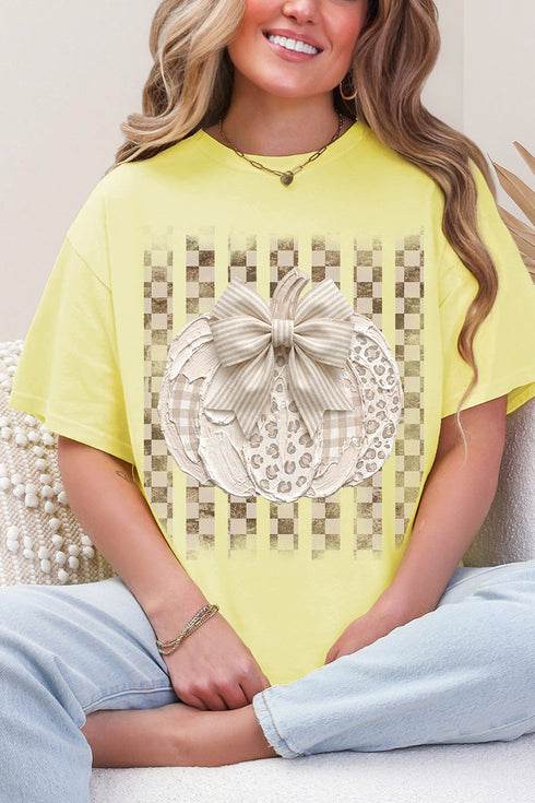 Painted Pumpkin Latte Softstyle Adult T-Shirt