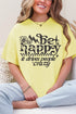 Black Be Happy Softstyle Adult T-Shirt