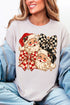Merry Check Santa Softstyle Adult T-Shirt