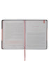 Life Lessons For Moms Gray and Pink Faux Leather Book