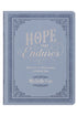 Hope That Endures Blue Faux Leather Devotional