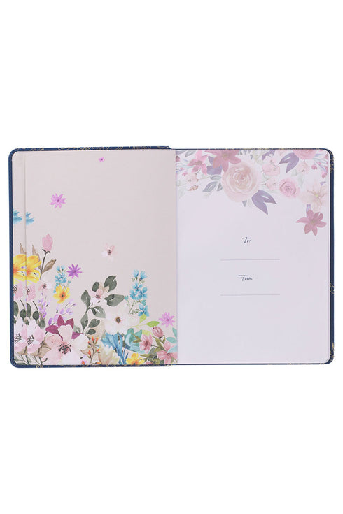 Find Hope Blue Faux Leather Devotional