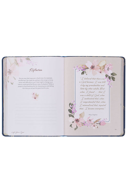 Find Hope Blue Faux Leather Devotional