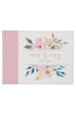 Pink Floral Mr. & Mrs. Wedding Guest Book