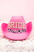 Pearl Broadway Bride Pink Cowgirl Hat