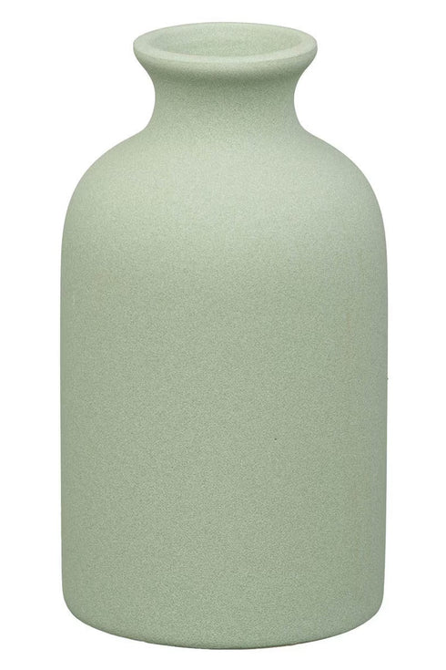 He Restores My Soul Green Garden Ceramic Table Vase, 5"