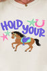 Hold Your Horses Comfort Colors Adult Ring-Spun Cotton Tee
