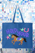 Hold Your Horses Canvas Jumbo Tote