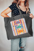 Hot Crab Summer Canvas Jumbo Tote