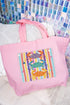 Hot Crab Summer Canvas Jumbo Tote