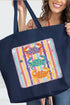 Hot Crab Summer Canvas Jumbo Tote