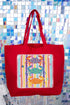 Hot Crab Summer Canvas Jumbo Tote