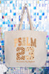 Floral Psalm 23 Canvas Jumbo Tote