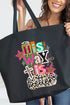Bold His Way Is Best Canvas Jumbo Tote