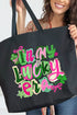 Bold In My Lucky Era Canvas Jumbo Tote