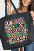 Bold Laissez Les Bon Temps Rouler Canvas Jumbo Tote