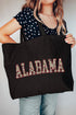 Crimson Alabama Camo Canvas Jumbo Tote