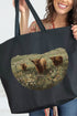 Highland Herd Canvas Jumbo Tote