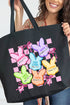 Little Bunnies, Big Faith Canvas Jumbo Tote