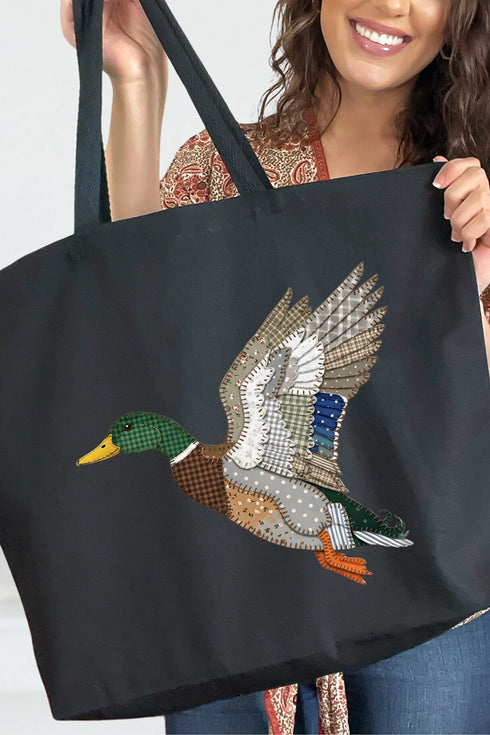 Mallard Flights Canvas Jumbo Tote